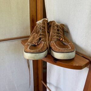 UGG Australia Ariani 3319 fringe beaded moccasin ankle booties